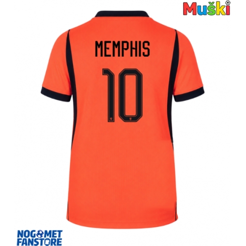 Nizozemska Memphis Depay #10 Domaci Dres SP 2026 Kratak Rukav